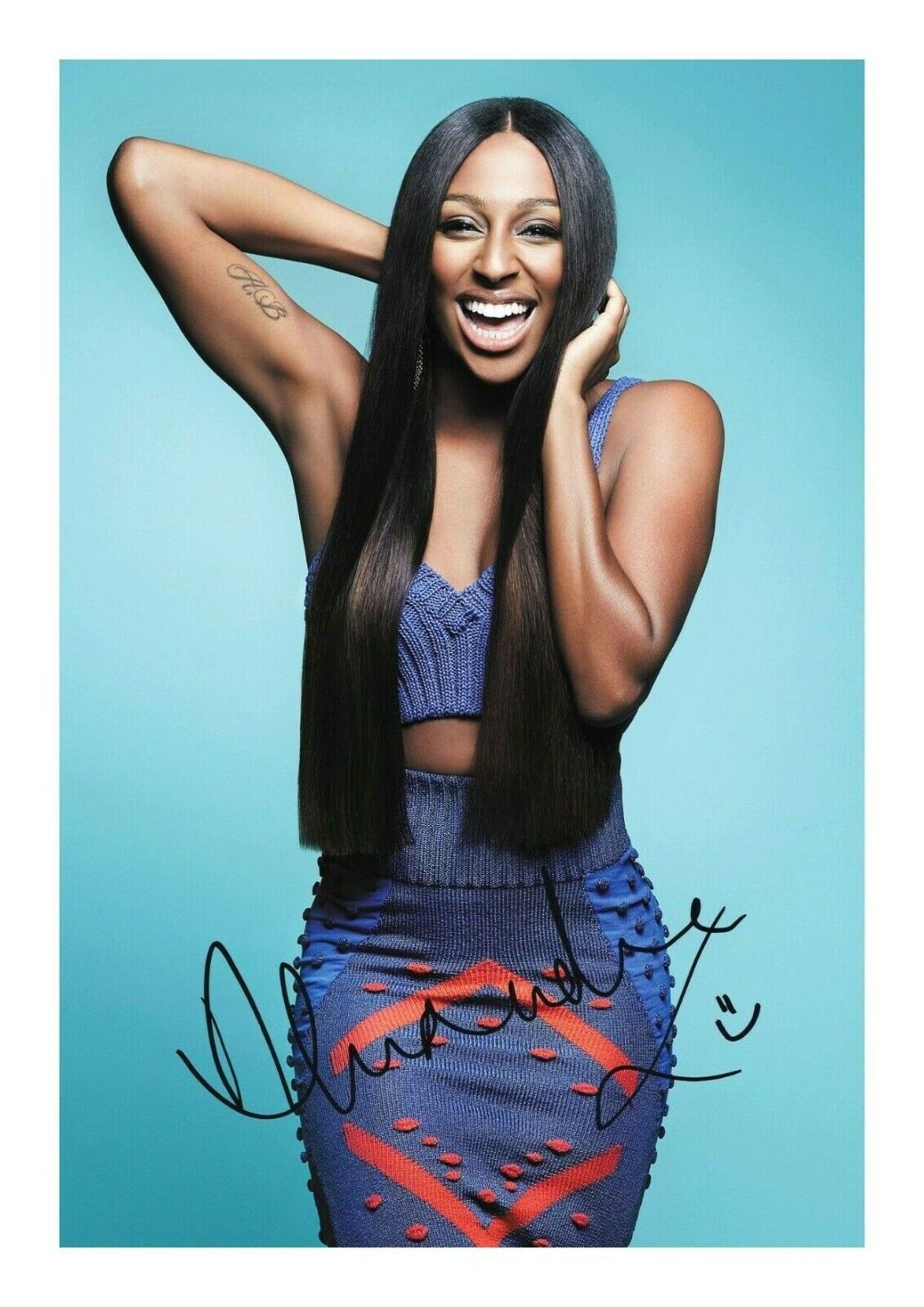 ALEXANDRA BURKE AUTOGRAPH SIGNED PP Photo Poster painting POSTER