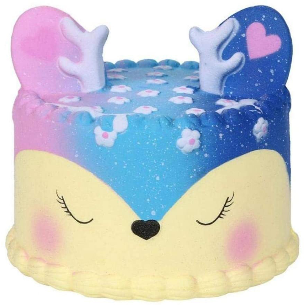 

PU Slow Rebound Colorful Antler Cake Stress Relief Toys, 501 Original