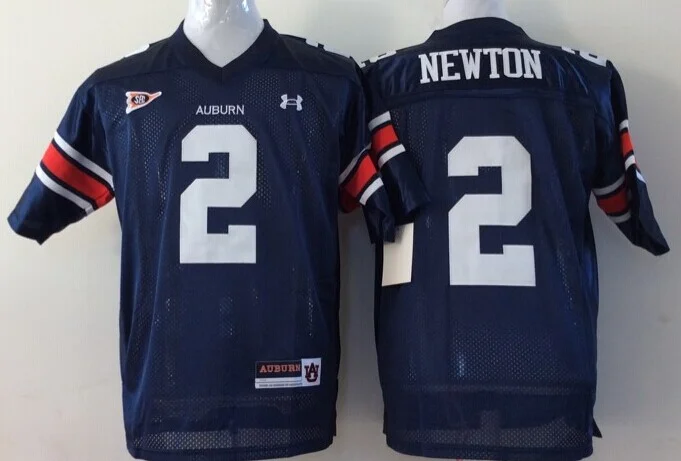 Men's Auburn Tigers Cam Newton #2 Navy Player Game Jersey
