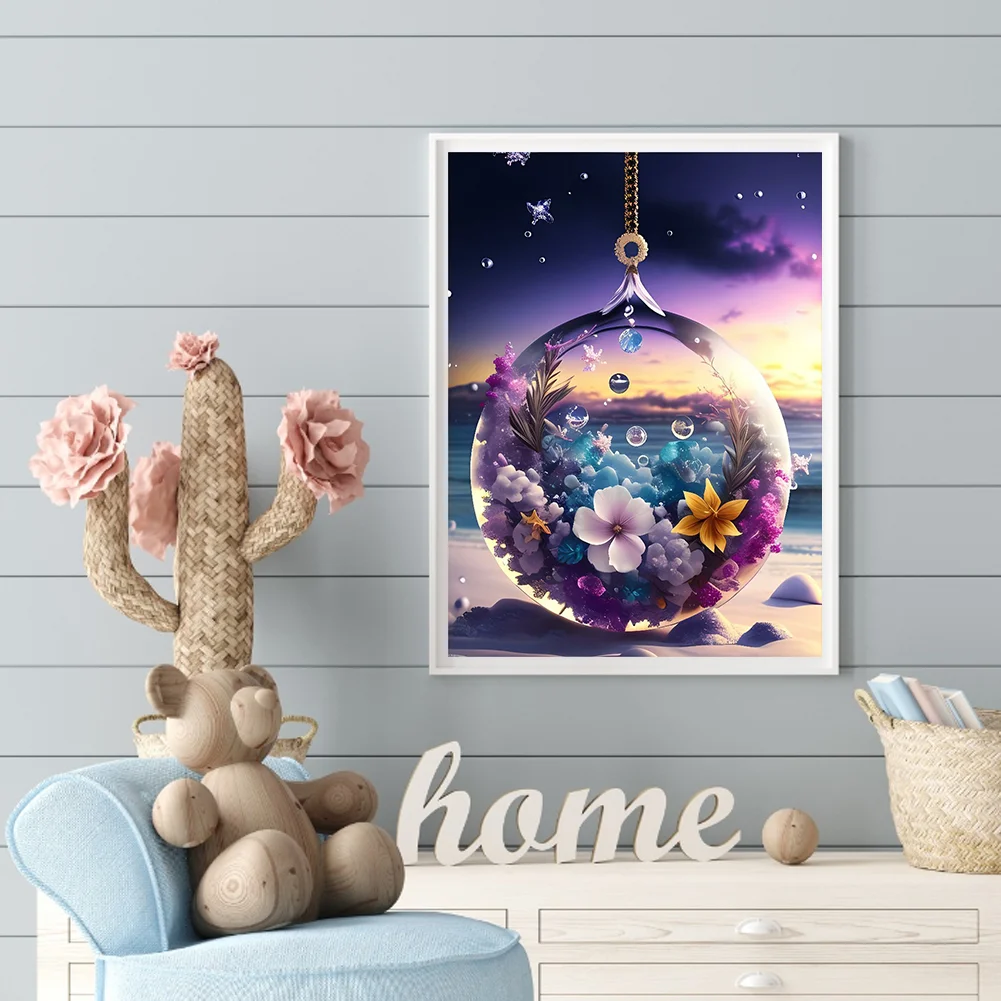 Diamond Painting - Full Round Drill - Flower Beach(30*40cm)