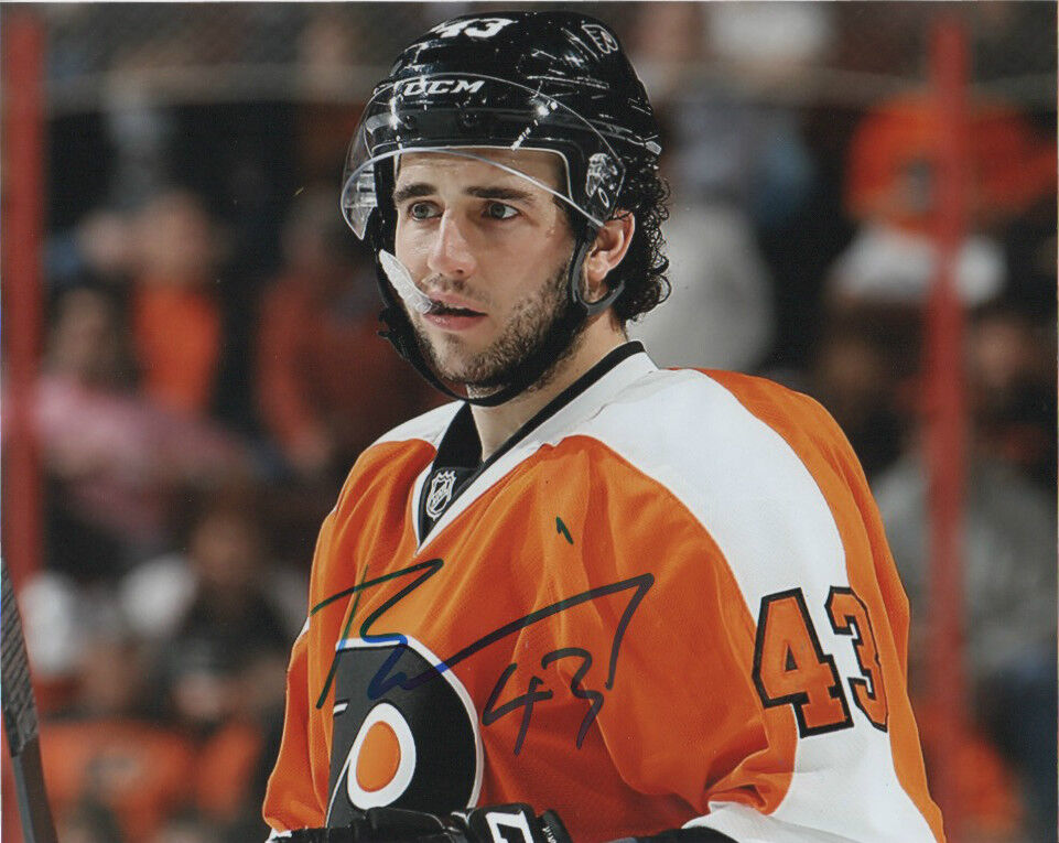 Philadelphia Flyers Brandon Manning Signed Autographed 8x10 Photo Poster painting COA A