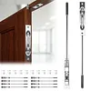 [US Local Warehouse] 10 Packs Lever Extension Flush Bolt 16.54in Latch Slide Bolt Lock Solid Stainless Steel French Door Locks for Commercial Applications Store School Office