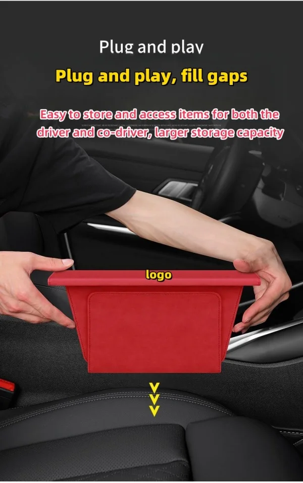 Invisible File Folder For Car Seat Gap