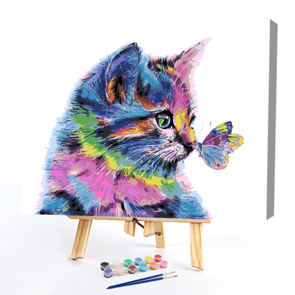 

40*50CM Paint By Numbers-Cat, 501 Original