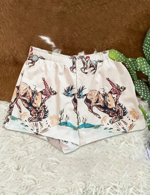 Retro Cowboy Shorts