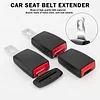 Car Buckles-Safety Auto Extension Clip Connector Seat Belt Extender 2-Pack