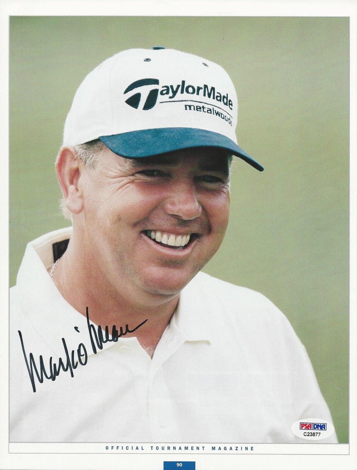 Mark O'Meara Signed 8x10 Photo Poster painting *PGA Golf PSA C23877