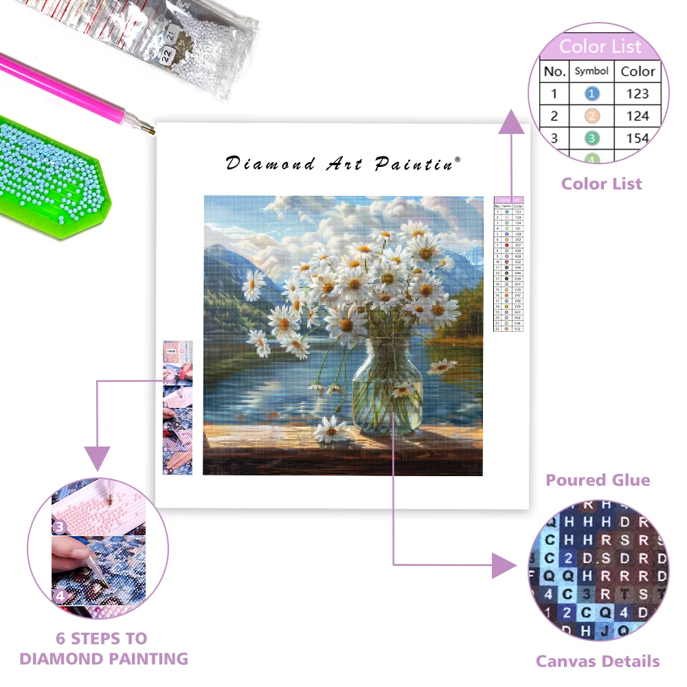 Window Vase - Diamond Painting