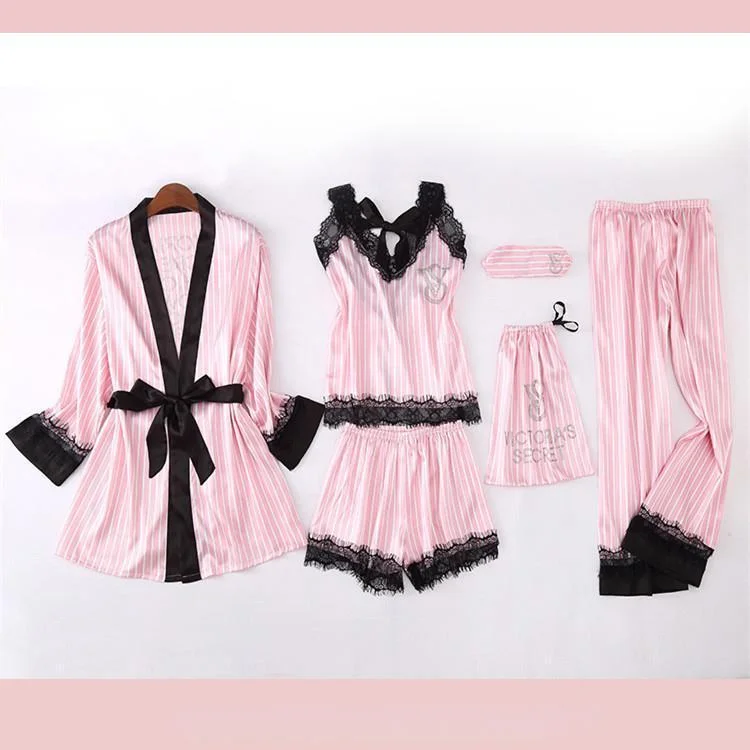 Victoria'S Secret 7-Piece Thin Women'S Seven-Piece Pajamas