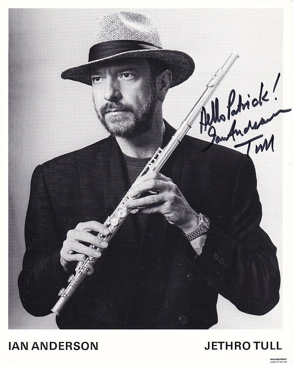 IAN ANDERON Autographed Signed JETHRO TULL Photo Poster paintinggraph - To Patrick