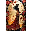 (40*60cm)Dress Girl - Full Round Drill Diamond Painting