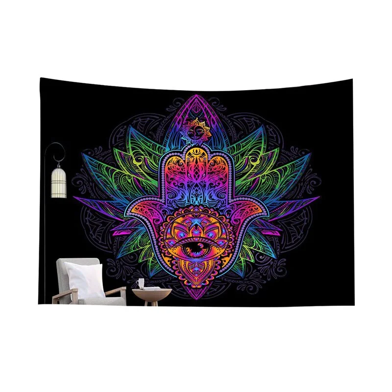 Mushroom Psychedelic Tapestry Poster Wall Hanging Room Decoration Bedroom Hippie Decor Nordic Art Wall Hanging Cloth