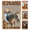 (Multi Style)Cowboy - Metal Tin Signs(8*12Inch)