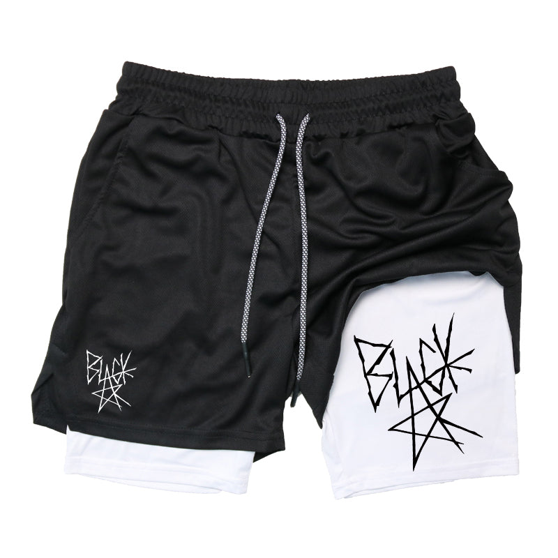 Black Star Gym Shorts