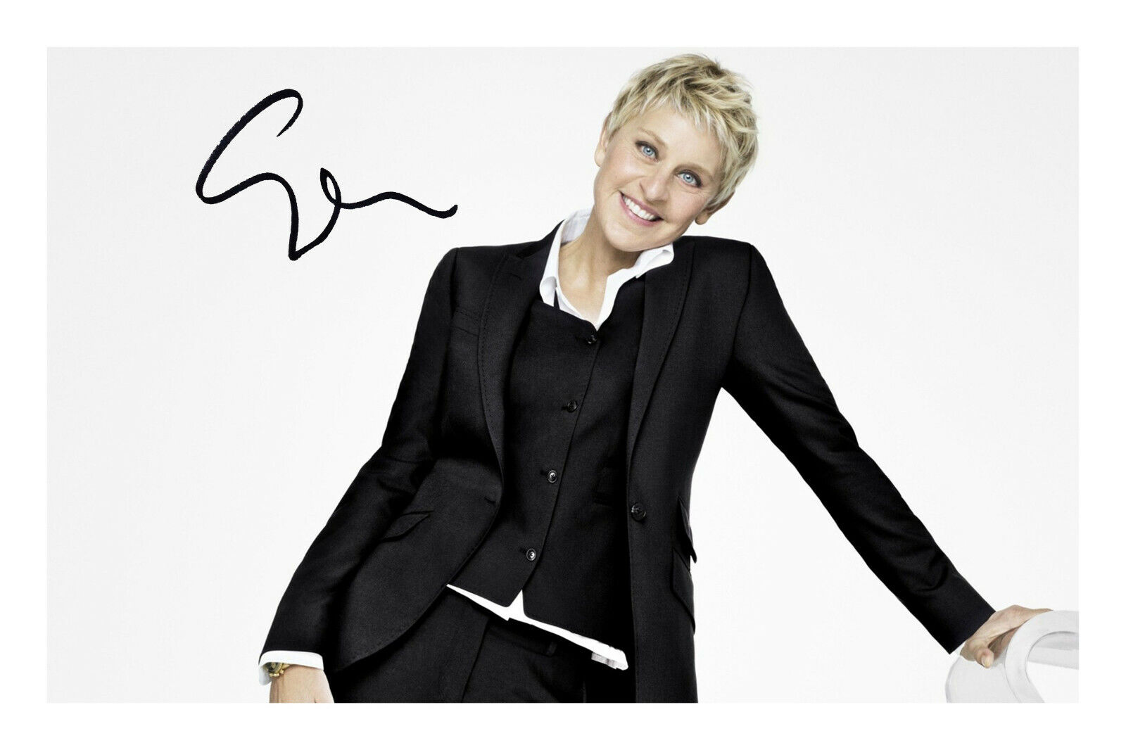 Ellen Degeneres Signed A4 Photo Poster painting Print Autograph