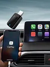 Wired To Wireless Carplay & Android Auto 2 in 1 Dongle USB Plug and Play Adapter