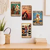 4PCS Cowgirl - Vintage Metal Signs Set - 20*30cm - Western
