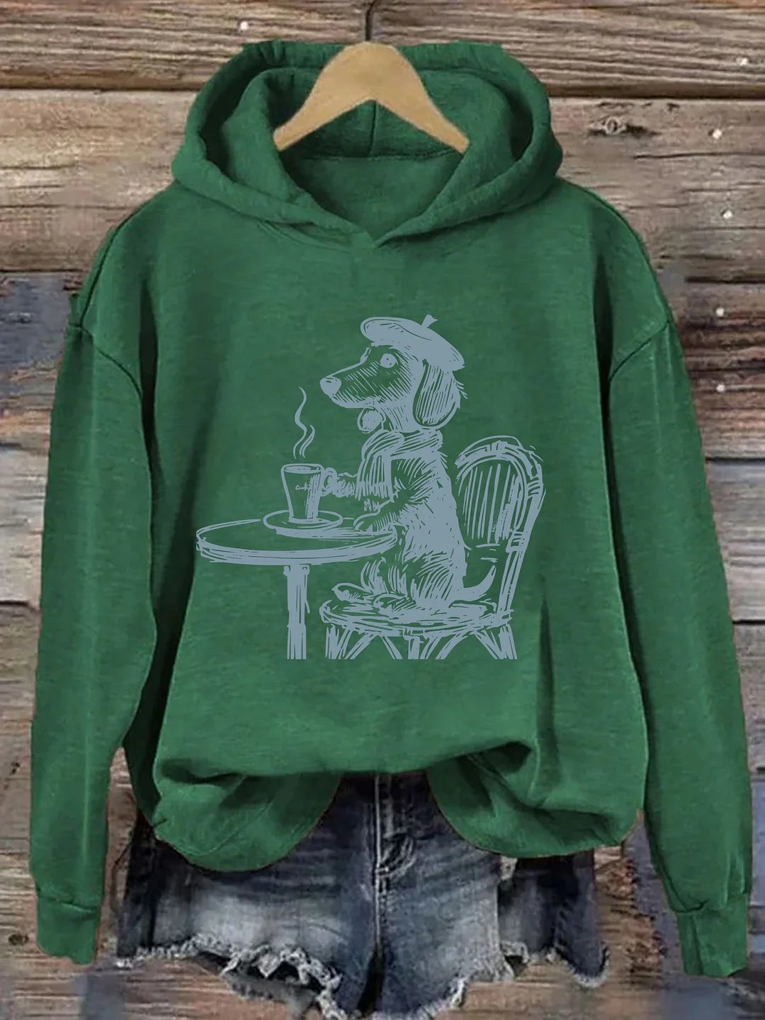Dachshund Paris Hoodie