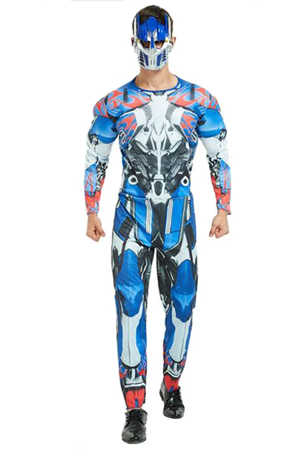 Mens Transformers Optimus Prime Costume-elleschic