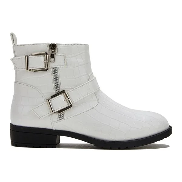 Women's Side Zipper Wide Fit Boots