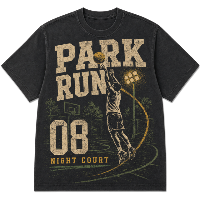 Park Run Night Court Cotton T-Shirt