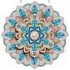 DIY Double Layer Rotatable Mandala Diamond Painting Hanging Kits Crystal Rhinestone Art Pendants for Adults Gift Home Wall 