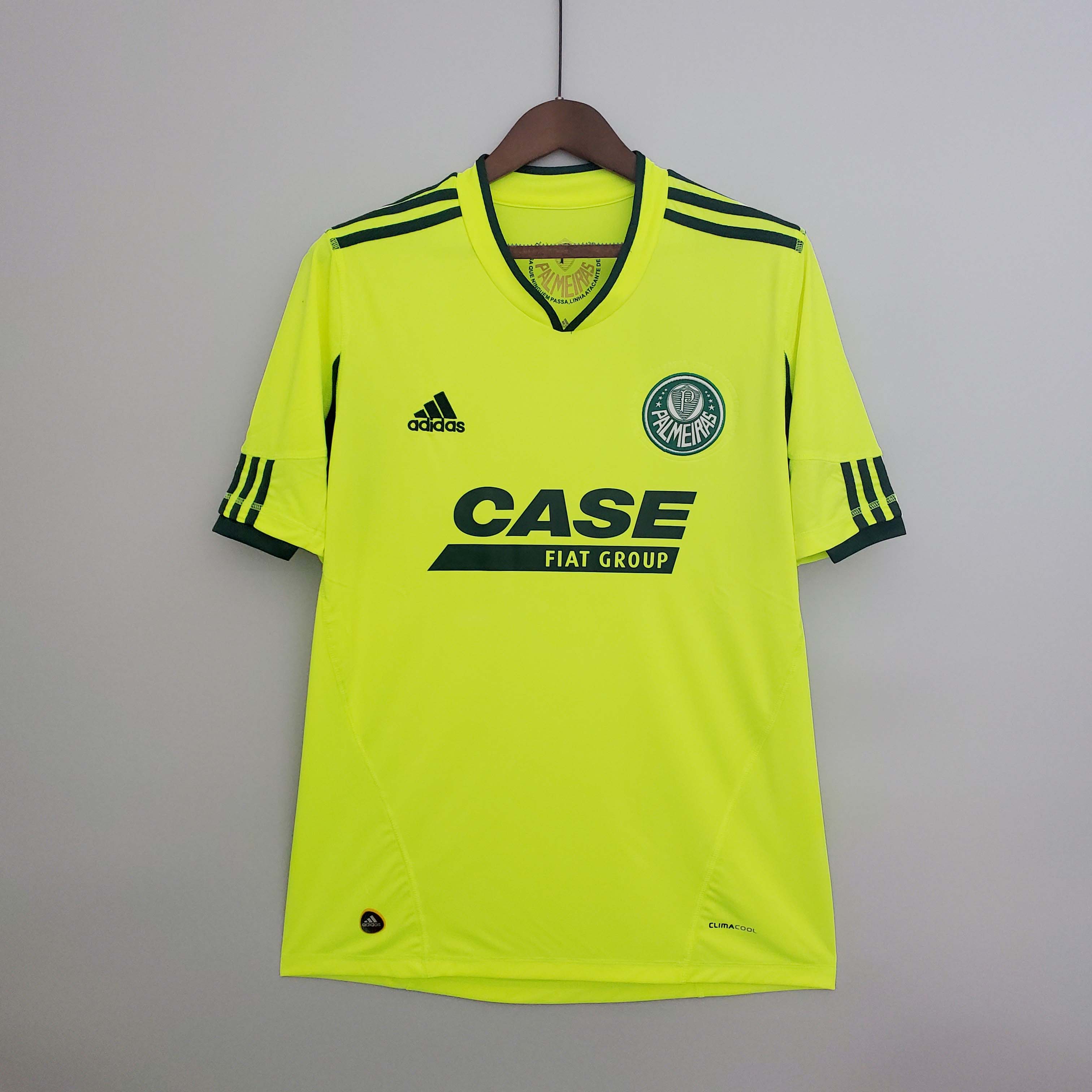 10-11 Palmeiras Fluorescent Green Retro-Football Shirt 1:1 Thai Quality