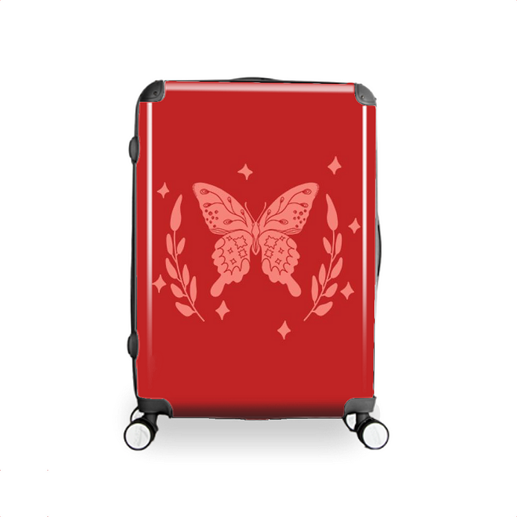 Butterfly And Olive Branch, Butterfly Hardside Luggage