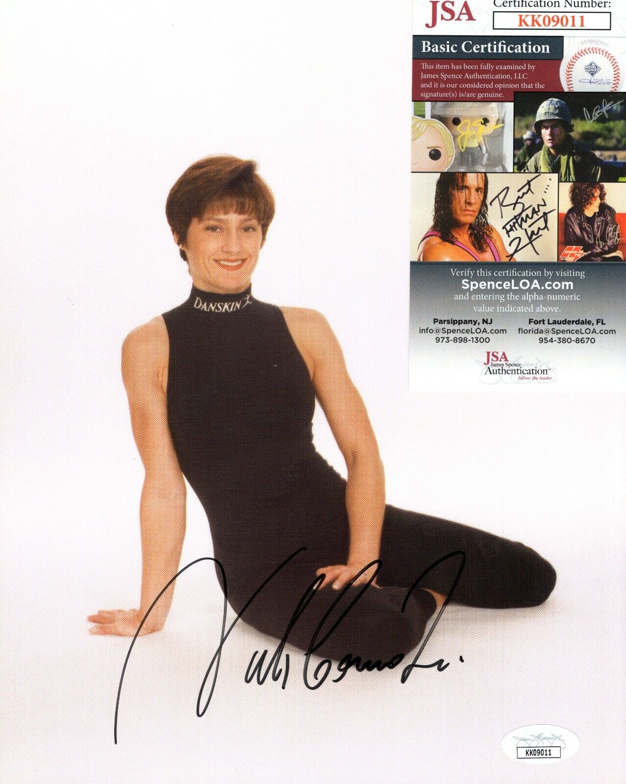 Nadia Comaneci Olympic Gold Winner Gymnast Hand Signed Autograph 8x10 Photo Poster painting JSA