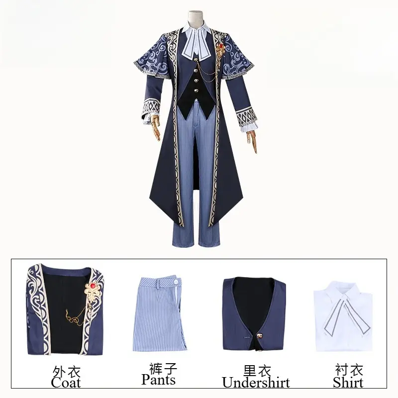 [Wetrose] Pre-Order Identity V Lawyer Freddy Riley Weight of Justice Game Outfit Cosplay Costume