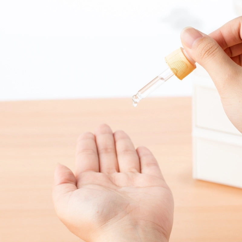 Wood Grain Glass Dropper Sub-bottling Sample Essential Oil Empty Bottle Foundation Cosmetic Travel Portable Bottle