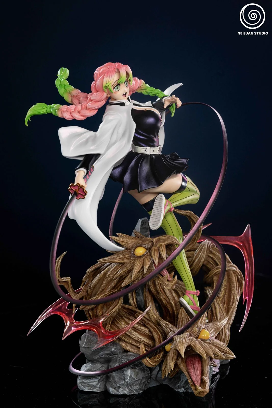 Love Hashira Mitsuri Kanroji - Demon Slayer: Kimetsu No Yaiba Resin Statue  - NEIJUAN Studio [In Stock]