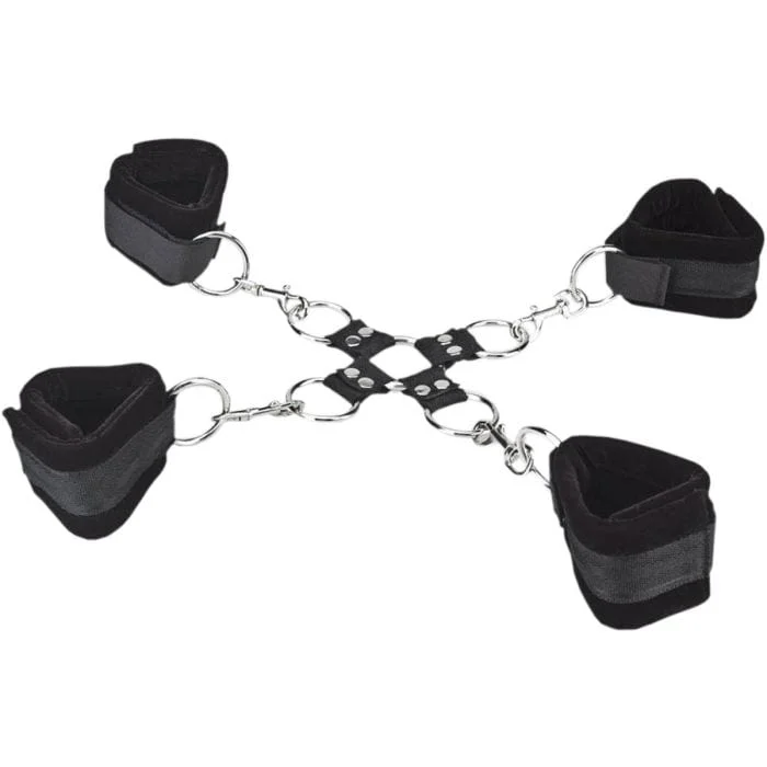 Pornhint Lux Fetish 5 Piece Hogtie Set Black