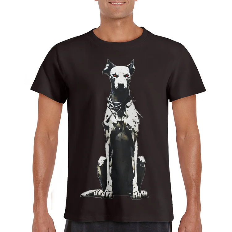 Brown Shirt Angry Dog