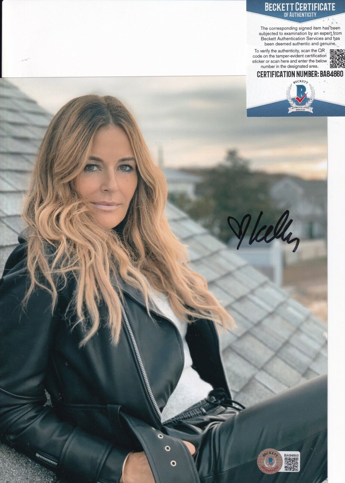 KELLY BENSIMON signed (REAL HOUSEWIVES OF NYC) 8X10 Photo Poster painting BECKETT BAS BA84860