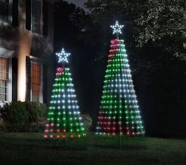 Multicolor LED Animated Outdoor Christmas Tree Light Show