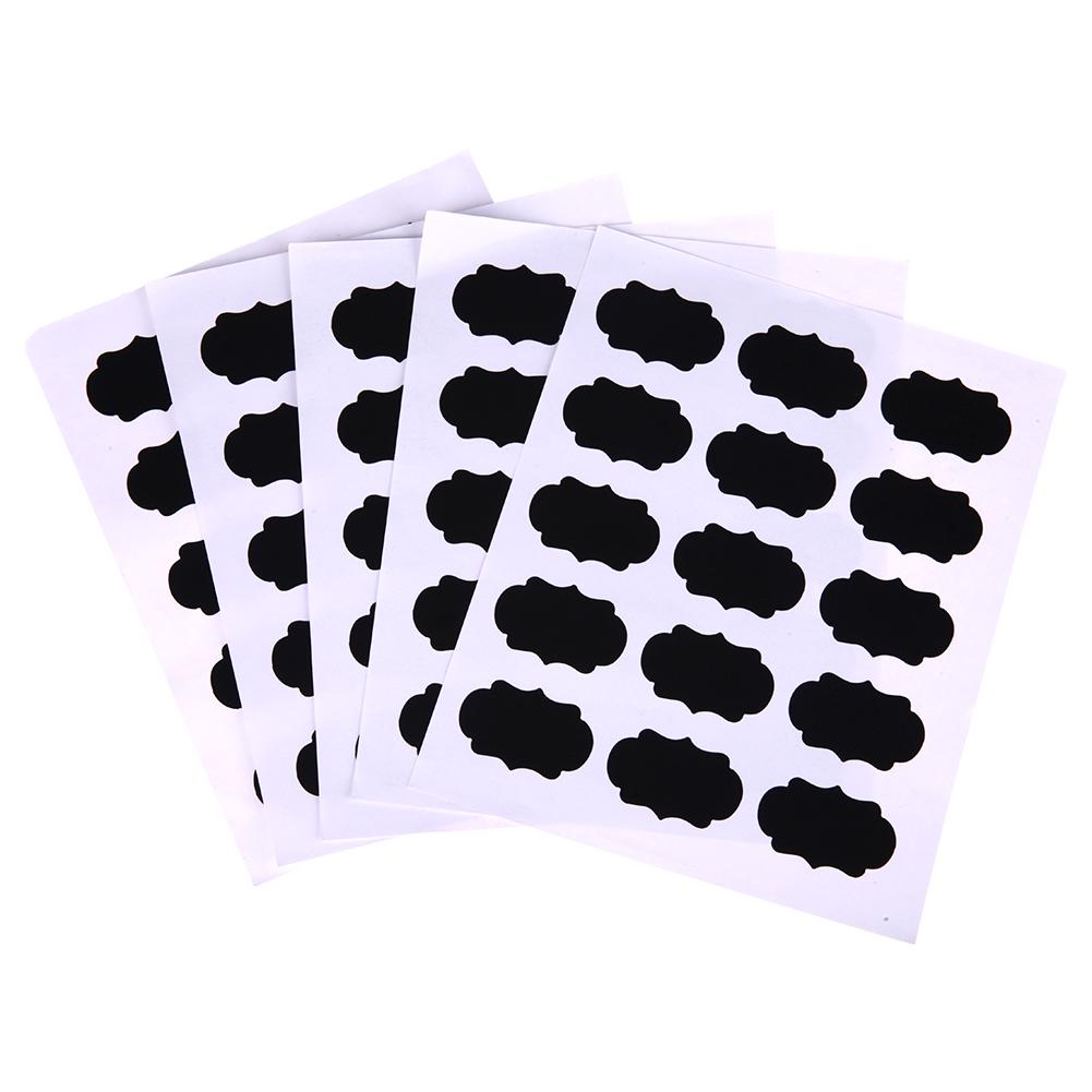 

5set/75pcs Blackboard Sticker Craft Kitchen Jar Organizer Chalkboard Labels, 501 Original