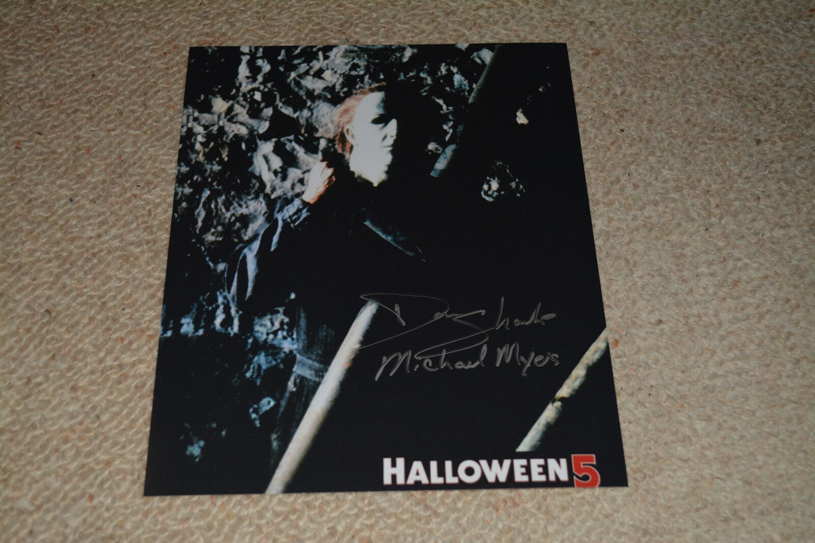 DON SHANKS signed autograph 8x10 (20x25 cm) In Person HALLOWEEN MICHAEL MYERS