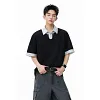 2026 Trendy Design Youth Short Sleeve T Shirt Loose Fit Top Men's