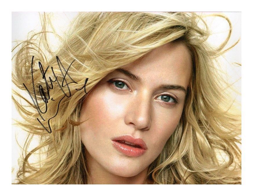 KATE WINSLET AUTOGRAPHED SIGNED A4 PP POSTER Photo Poster painting PRINT 16