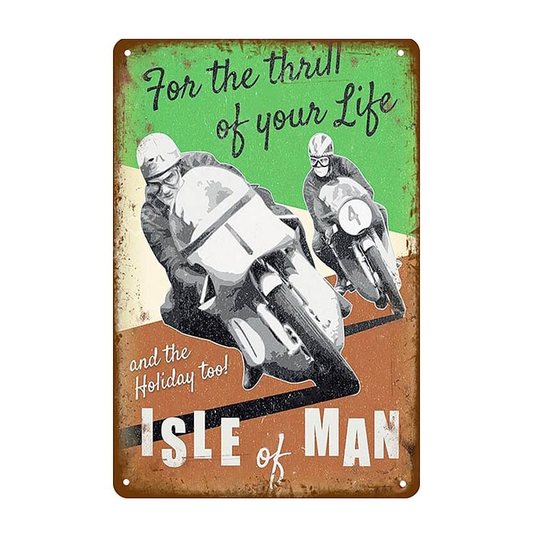 TT Motorcycle Racing - Vintage Tin Signs/Wooden Signs - 20*30cm/30*40cm