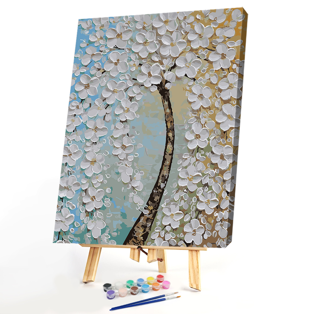 

40*50CM Paint By Numbers-Branch Flower, 501 Original