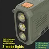 Portable DAB FM Radio with Flashlight BT Speaker Rechargeable Emergency Radio