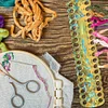 72 holes Embroidery Floss Organizer Cross Stitch Thread Holder Line Storage Boards