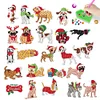 4pcs Christmas Dogs DIY Diamond Painting Stickers