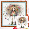 Quirky Girl-14CT Counted Cross Stitch 40*40cm/15.75*15.75in