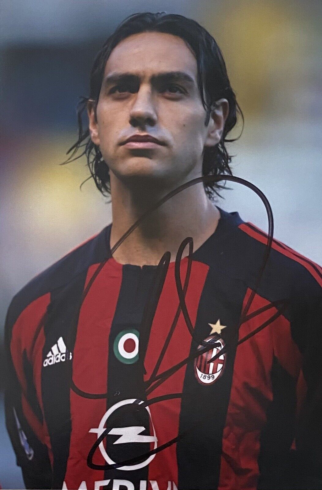 Alessandro Nesta Genuine Hand Signed AC Milan 6X4 Photo Poster painting, See Proof, 3