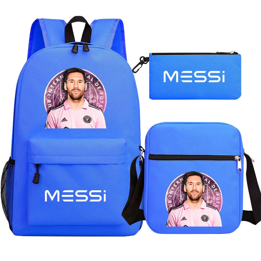 Mayoulove Lionel Messi Backpack Durable Design for School and Travel with Adjustable Straps-Mayoulove