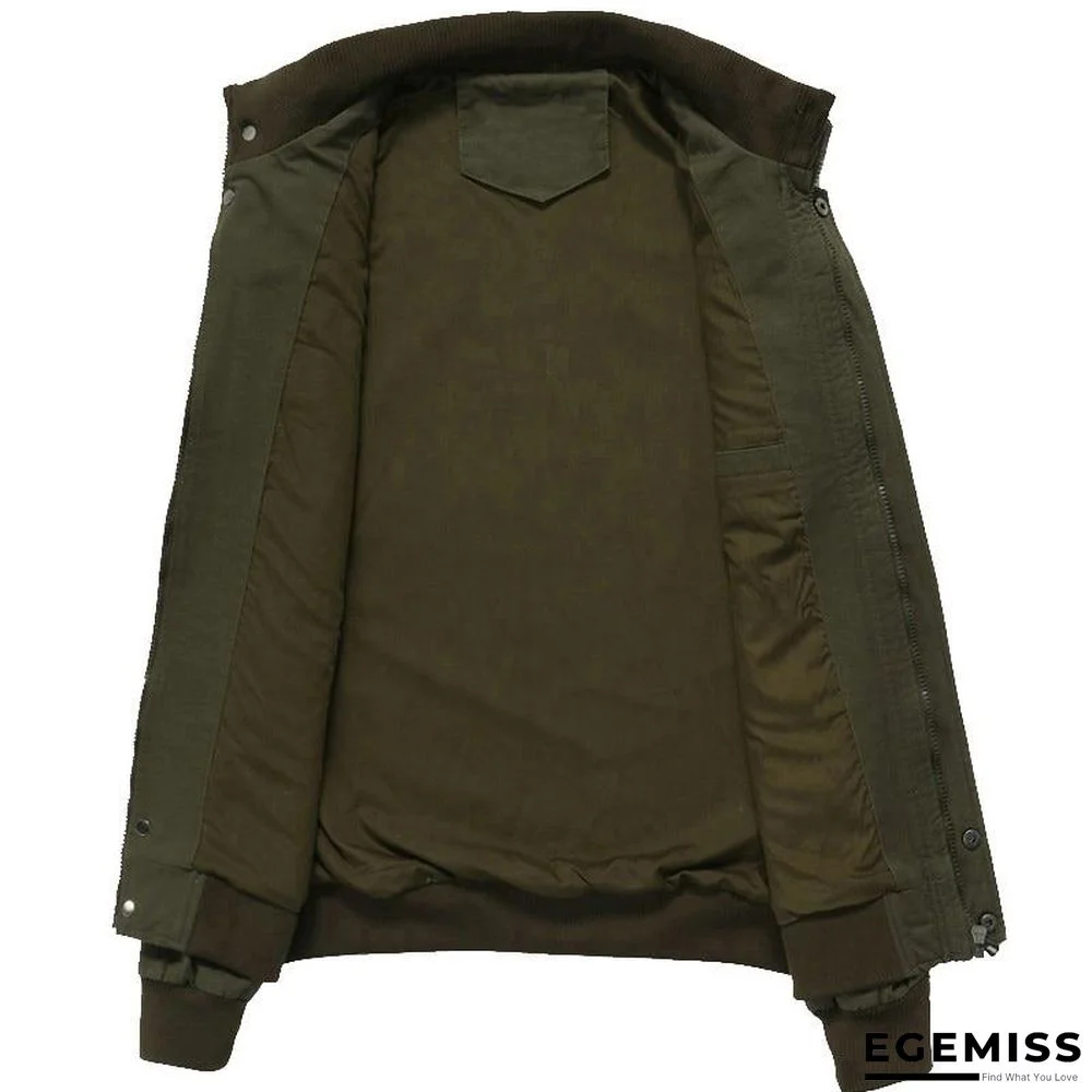 Bomber Jackets Coats Men Cotton Casual Workout Military Jacket Men | EGEMISS