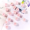 Lovely Painting Pink Flower Butterfly Beads DIY Jewelry Accessories